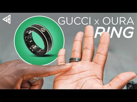 gucci x aura|Luxury and Wellness Merge with the New Gucci x Oura Ring .